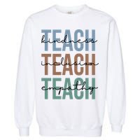 Teach Kindness Inclusion Empathy Garment-Dyed Sweatshirt
