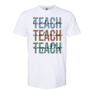 Teach Kindness Inclusion Empathy Softstyle CVC T-Shirt