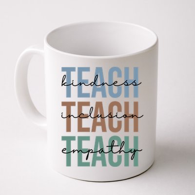 Teach Kindness Inclusion Empathy Mug