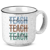 Teach Kindness Inclusion Empathy 15oz Campfire Ceramic Mug