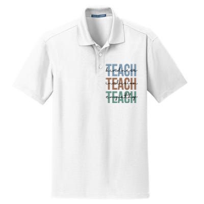 Teach Kindness Inclusion Empathy Dry Zone Grid Polo