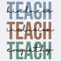 Teach Kindness Inclusion Empathy Mousepad