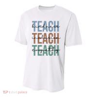 Teach Kindness Inclusion Empathy Youth Performance Sprint T-Shirt