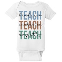 Teach Kindness Inclusion Empathy Baby Bodysuit