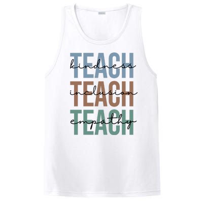 Teach Kindness Inclusion Empathy PosiCharge Competitor Tank