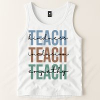 Teach Kindness Inclusion Empathy Tank Top