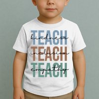 Teach Kindness Inclusion Empathy Toddler T-Shirt