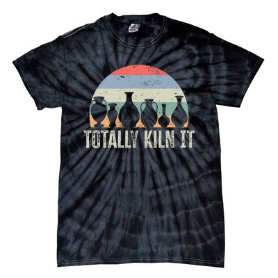 Totally Kiln It Pottery Ceramic Artist Pottery Clay Tie-Dye T-Shirt