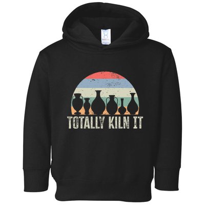 Totally Kiln It Pottery Ceramic Artist Pottery Clay Toddler Hoodie