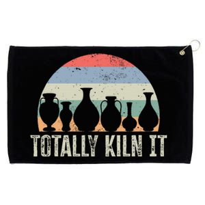 Totally Kiln It Pottery Ceramic Artist Pottery Clay Grommeted Golf Towel