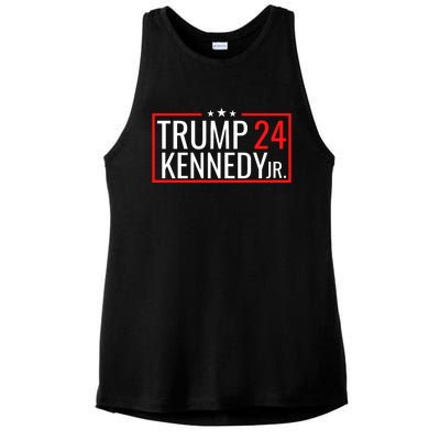 Trump Rfk Jr 2024 Trump Kennedy 2024 Ladies PosiCharge Tri-Blend Wicking Tank