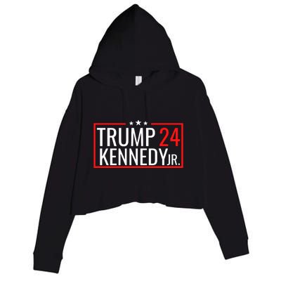 Trump Rfk Jr 2024 Trump Kennedy 2024 Crop Fleece Hoodie