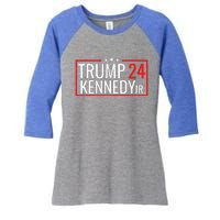 Trump Rfk Jr 2024 Trump Kennedy 2024 Women's Tri-Blend 3/4-Sleeve Raglan Shirt