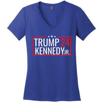 Trump Rfk Jr 2024 Trump Kennedy 2024 Women's V-Neck T-Shirt