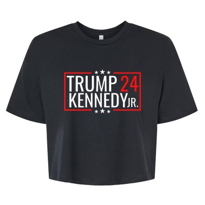 Trump Rfk Jr 2024 Trump Kennedy 2024 Bella+Canvas Jersey Crop Tee