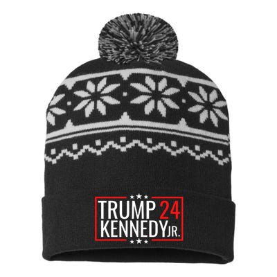 Trump Rfk Jr 2024 Trump Kennedy 2024 USA-Made Snowflake Beanie