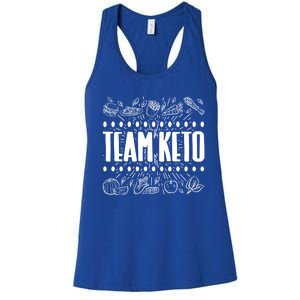 Team Keto Ketolife Cool National Keto Day Christmas Gift Tee Cool Gift Women's Racerback Tank