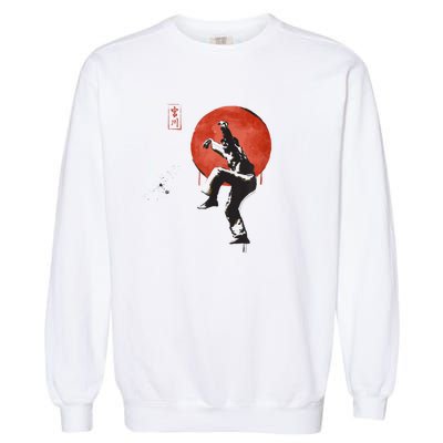 The Karate Kid Sumi Ink Crane Kick Garment-Dyed Sweatshirt