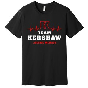 Team Kershaw Lifetime Member Proud Family Surname Kershaw Premium T-Shirt