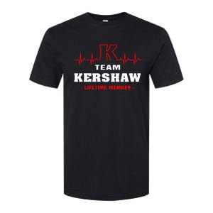 Team Kershaw Lifetime Member Proud Family Surname Kershaw Softstyle CVC T-Shirt