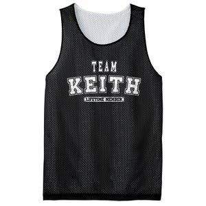 Team Keith Lifetime Member Family Last Name Mesh Reversible Basketball Jersey Tank