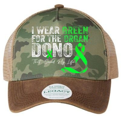 Transplant Kidney Liver Surgery Green For The Organ Donor Legacy Tie Dye Trucker Hat