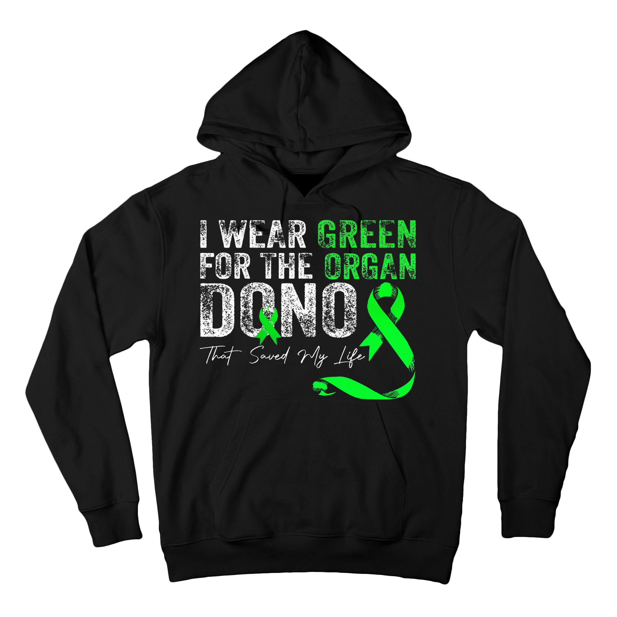 Transplant Kidney Liver Surgery Green For The Organ Donor Tall Hoodie