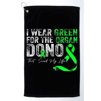 Transplant Kidney Liver Surgery Green For The Organ Donor Golf Towel