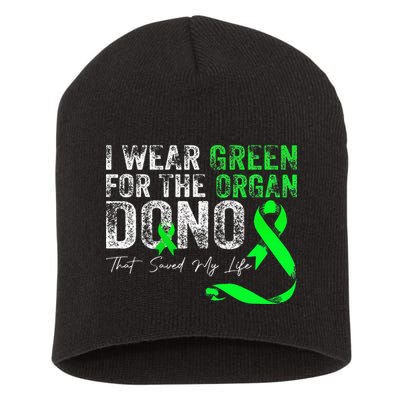Transplant Kidney Liver Surgery Green For The Organ Donor Short Acrylic Beanie