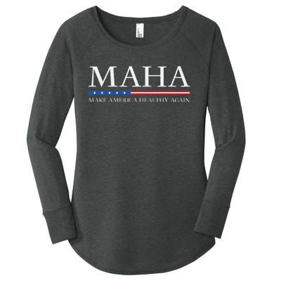 Trump Kennedy Maha Make America Healthy Again 2024 Women's Perfect Tri Tunic Long Sleeve Shirt