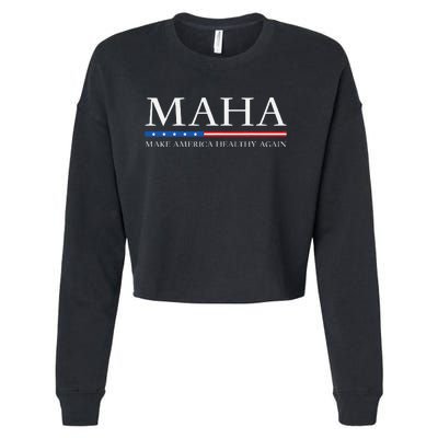 Trump Kennedy Maha Make America Healthy Again 2024 Cropped Pullover Crew