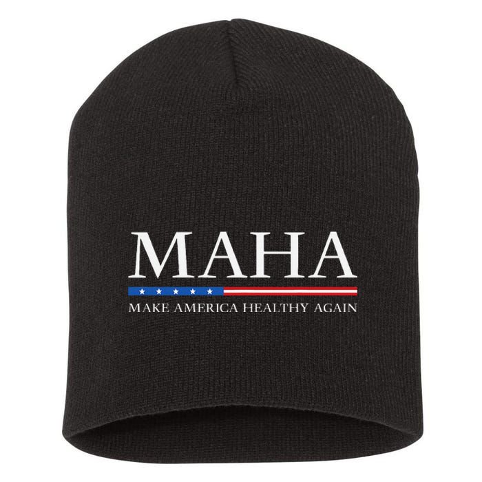 Trump Kennedy Maha Make America Healthy Again 2024 Short Acrylic Beanie