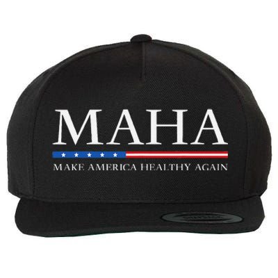 Trump Kennedy Maha Make America Healthy Again 2024 Wool Snapback Cap