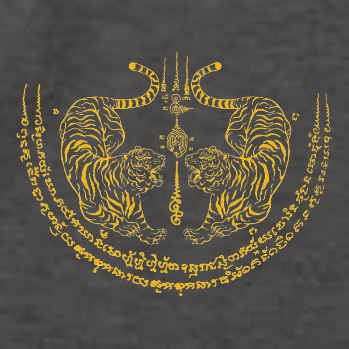 Thailand Kickboxer Muay Thai Thai Boxer Twin Tiger Sak Yant Vector Backpack