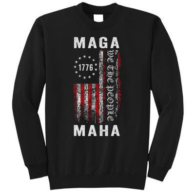 Trump Kennedy Maga Maha 2024 Flag Sweatshirt