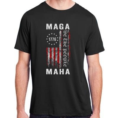 Trump Kennedy Maga Maha 2024 Flag Adult ChromaSoft Performance T-Shirt