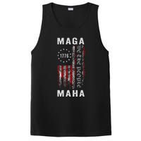 Trump Kennedy Maga Maha 2024 Flag PosiCharge Competitor Tank