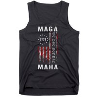 Trump Kennedy Maga Maha 2024 Flag Tank Top