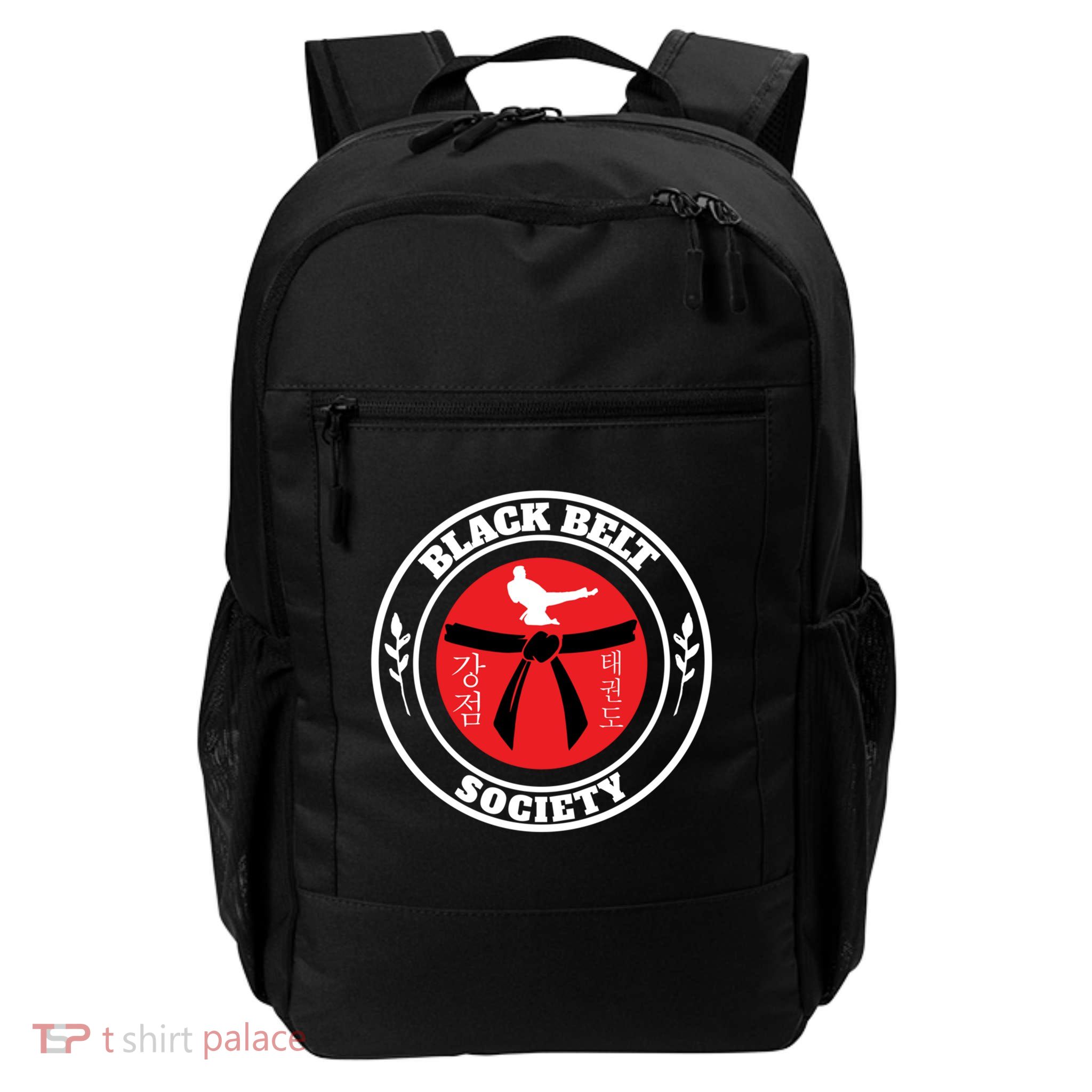 Tkd Korean Martial Arts Tae Kwon Do Fighter Black Belt Funny Gift Daily Commute Backpack