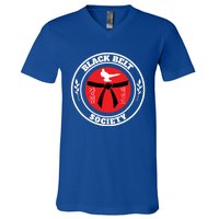 Tkd Korean Martial Arts Tae Kwon Do Fighter Black Belt Funny Gift V-Neck T-Shirt