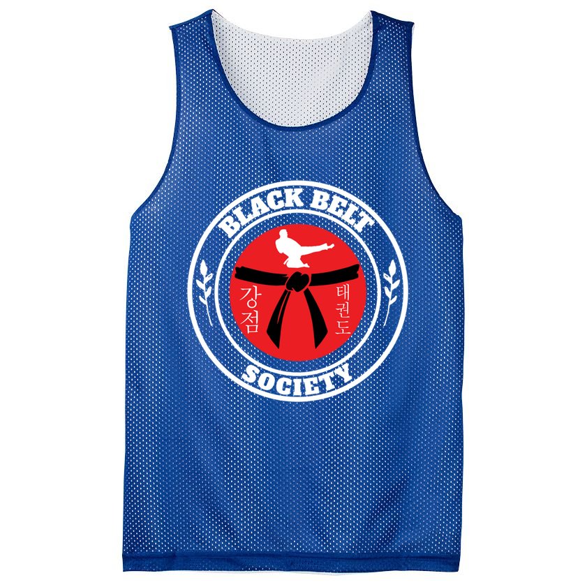 Tkd Korean Martial Arts Tae Kwon Do Fighter Black Belt Funny Gift Mesh Reversible Basketball Jersey Tank