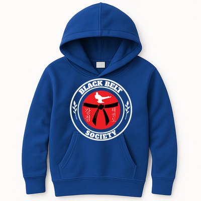 Tkd Korean Martial Arts Tae Kwon Do Fighter Black Belt Funny Gift Kids Hoodie