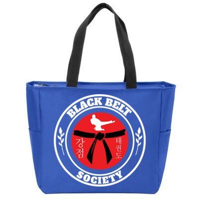 Tkd Korean Martial Arts Tae Kwon Do Fighter Black Belt Funny Gift Zip Tote Bag