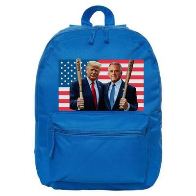 Trump Kennedy Maga Maha Baseball Bat Usa Flag 16 in Basic Backpack