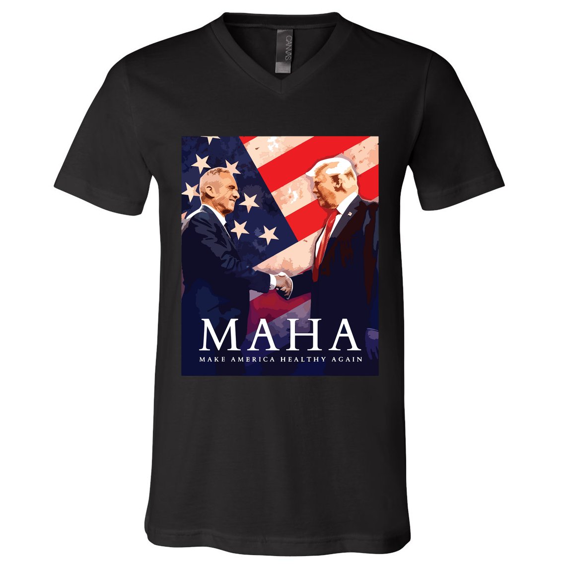 Trump Kennedy Make America Healthy Again V-Neck T-Shirt