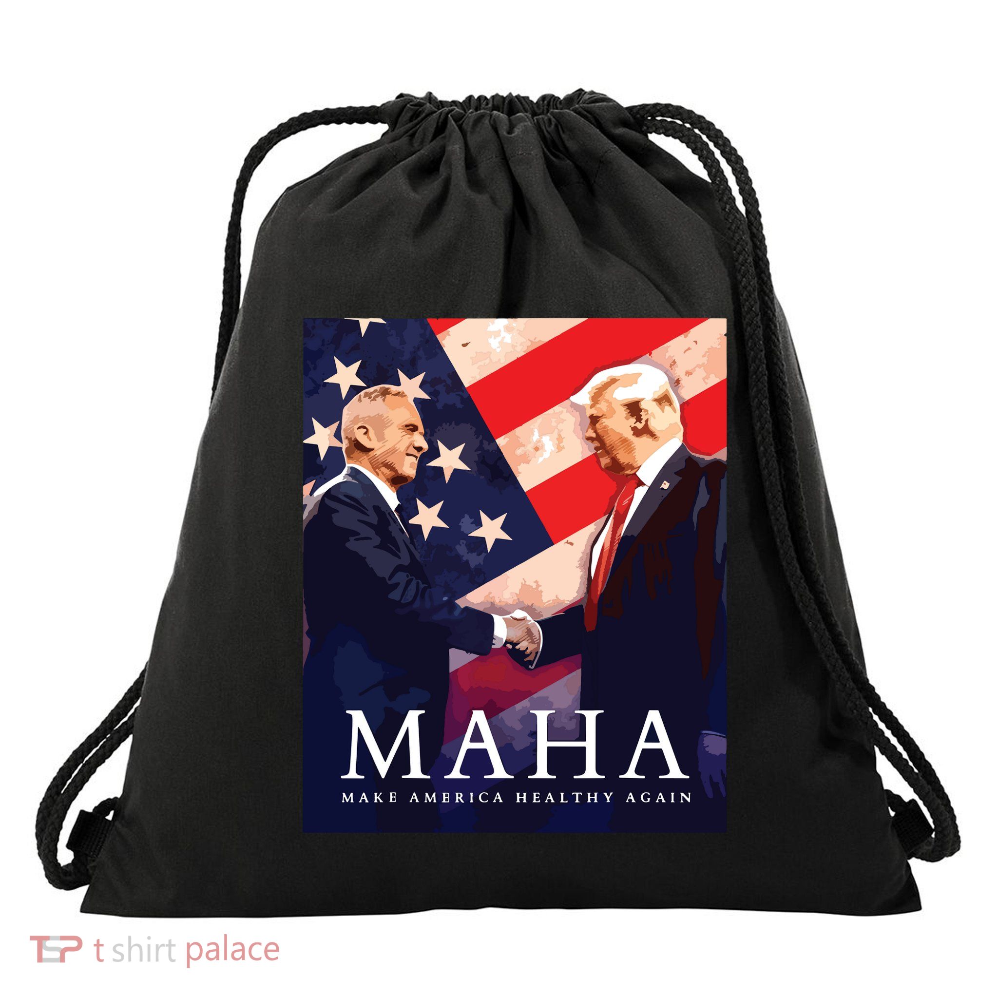 Trump Kennedy Make America Healthy Again Drawstring Bag
