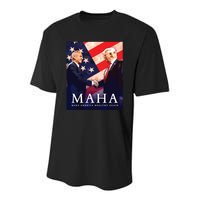 Trump Kennedy Make America Healthy Again Youth Performance Sprint T-Shirt