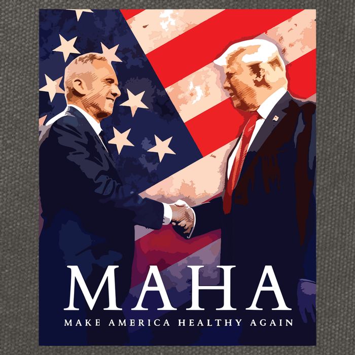 Trump Kennedy Make America Healthy Again Cotton Canvas Backpack