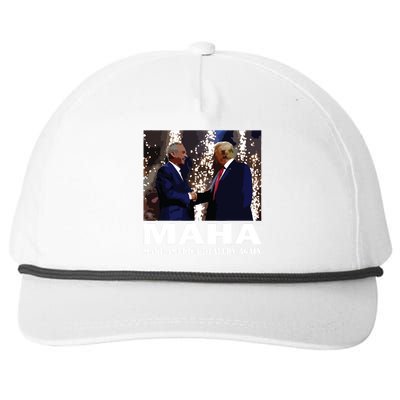 Trump Kennedy Make America Healthy Again Snapback Five-Panel Rope Hat