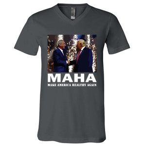 Trump Kennedy Make America Healthy Again V-Neck T-Shirt